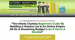 Desktop Screenshot of imsuccessformula.com
